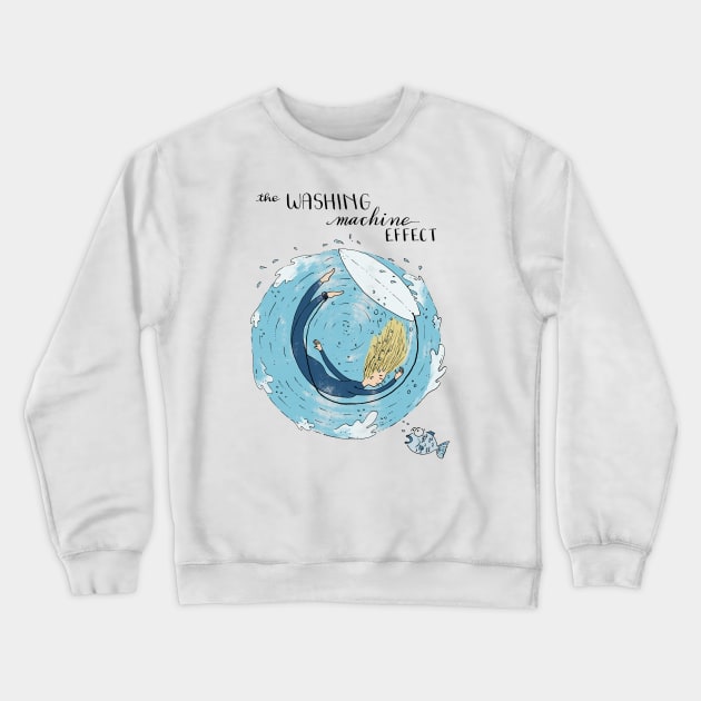 Washing Machine Effect Crewneck Sweatshirt by rafs84